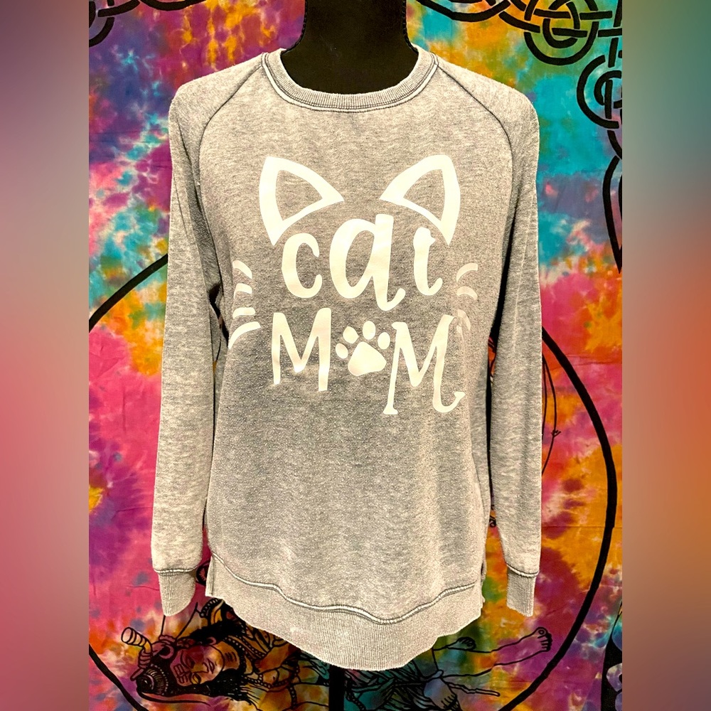 Cat Mom Sweatshirt crewneck